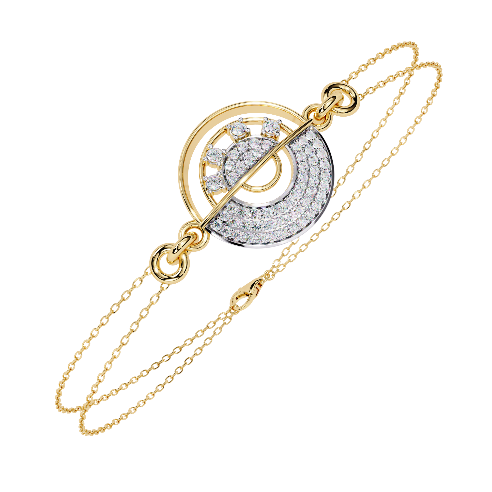 Solitairekart 0.42ct Daily Wear Round Diamond Bracelet-HI Color, VS-SI Clarity
